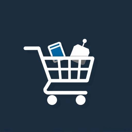 Icon of a shopping cart symbolizing adding items to the cart and placing the order