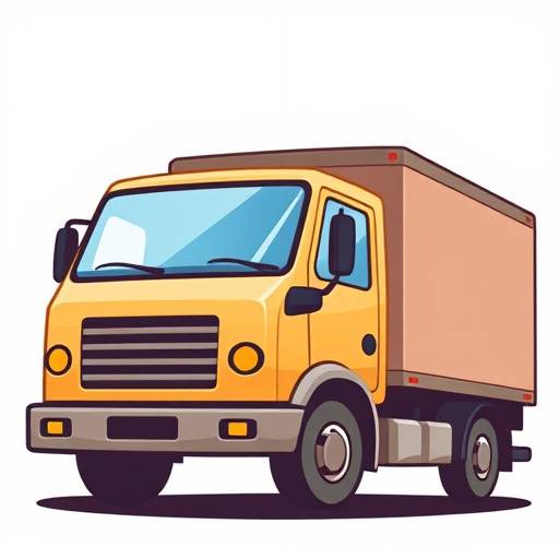 Icon of a truck representing delivery of the furniture